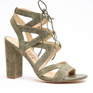 Sam Edelman Yardley Lace Up Block Heel
